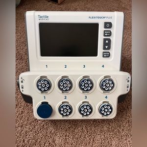 Flexitouch Plus- trunk size small, legs, right and left, sized short/wide.